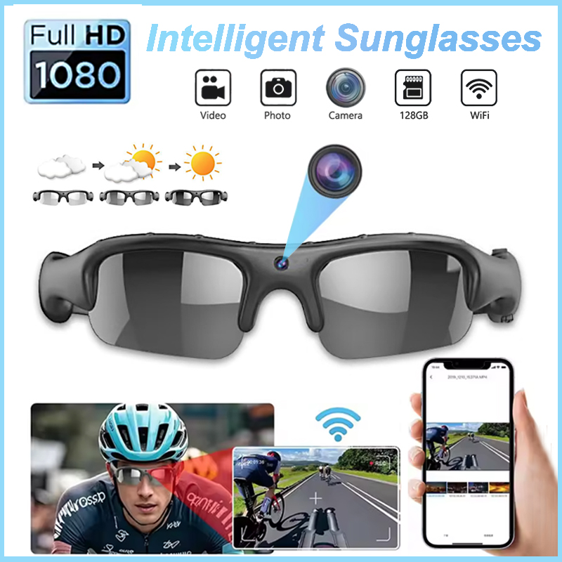 Smart Glasses Lens - Умные очки WIFI 1080P камера уличный