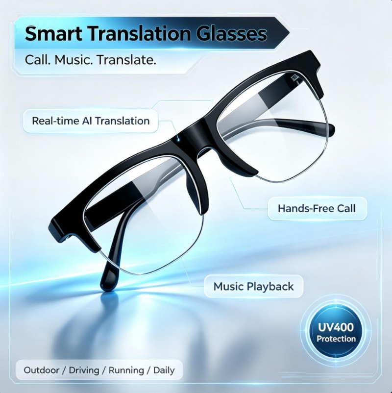 Smart Glasses Lens - Умные очки для перевода: мгновенный перевод