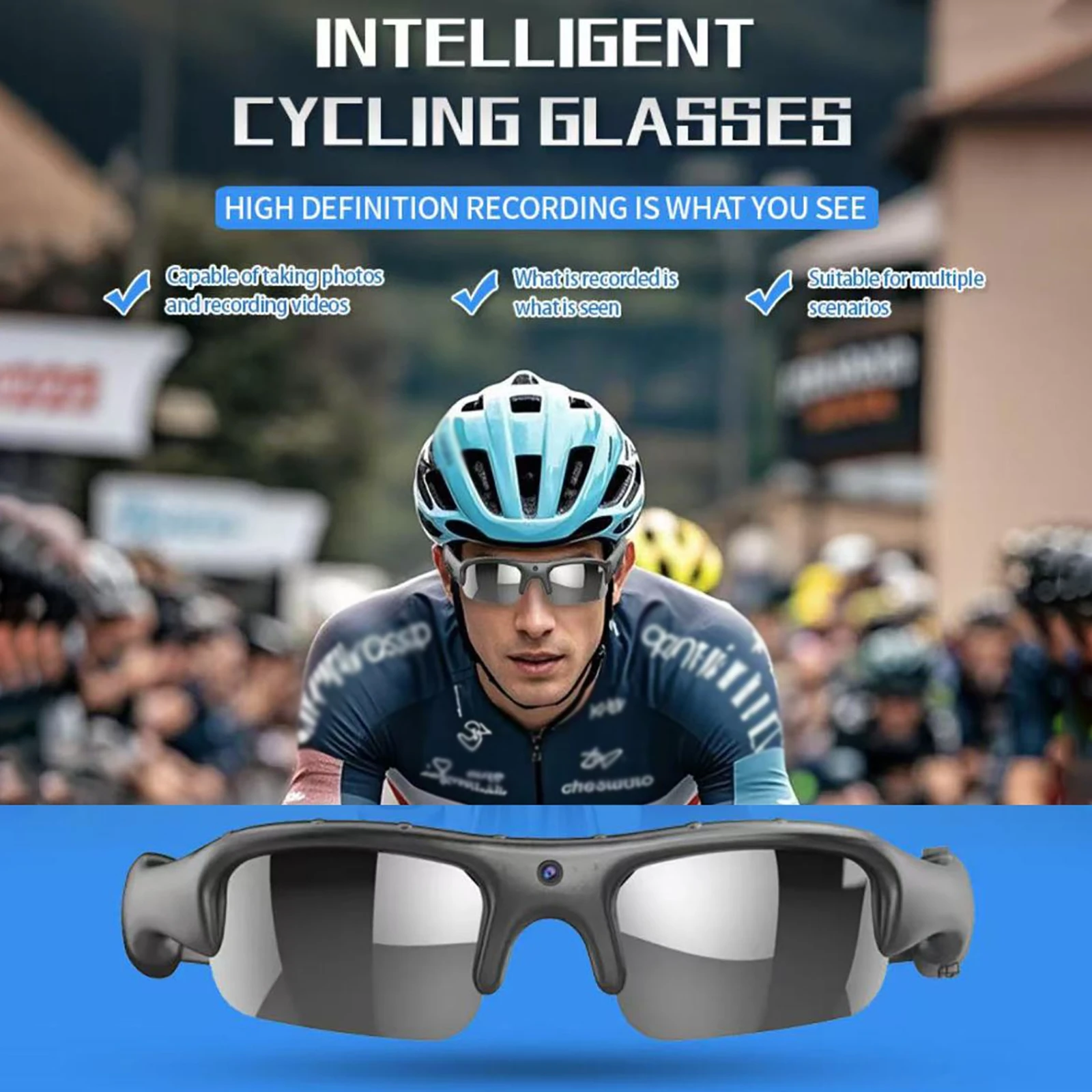 Умные очки WIFI 1080P камера у – обзор и цена Smart Glasses Lens